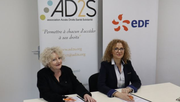 Signature d'une convention de partenariat entre AD2S et EDF
